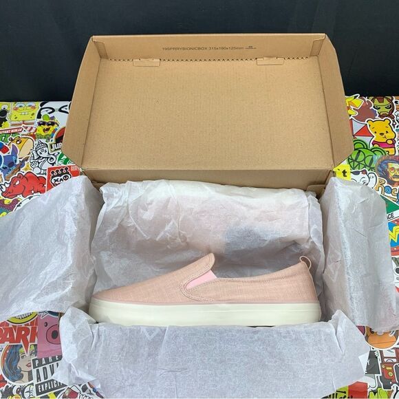 Sperry Crest Shimmer Pink Slip Ons Women's Various Sizes - Picture 12 of 13